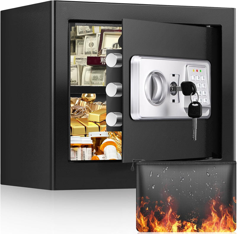 22L Digital Home Safe Box with Code Money