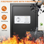 22L Digital Home Safe Box with Code Money