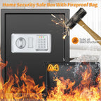 22L Digital Home Safe Box with Code Money