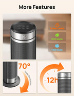 23 Inch Space Heater 2000W Silent Electric Heaters