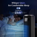 23db Silent Tower Fan Bladeless for Bedroom Energy