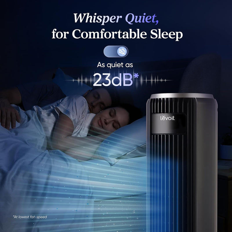 23db Silent Tower Fan Bladeless for Bedroom Energy