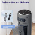 23db Silent Tower Fan Bladeless for Bedroom Energy