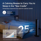 23db Silent Tower Fan Bladeless for Bedroom Energy