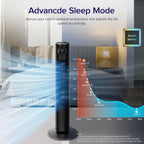 23db Silent Tower Fan Bladeless for Bedroom Energy