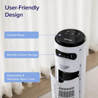 23db Silent Tower Fan Bladeless for Bedroom Energy