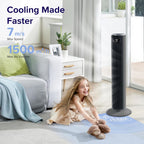 23db Silent Tower Fan Bladeless for Bedroom Energy