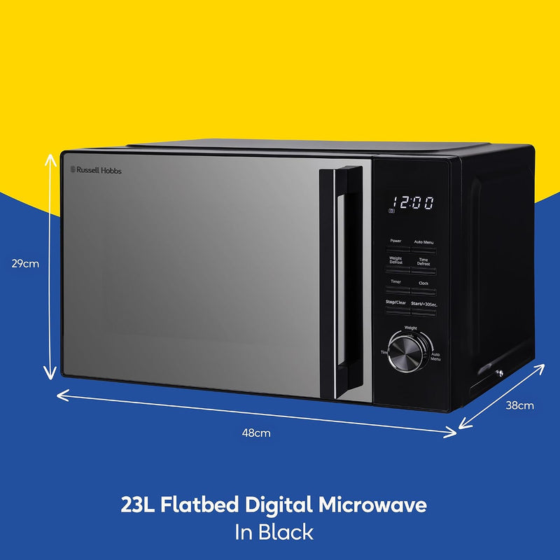23L Flatbed Digital Microwave with 800W Power 8