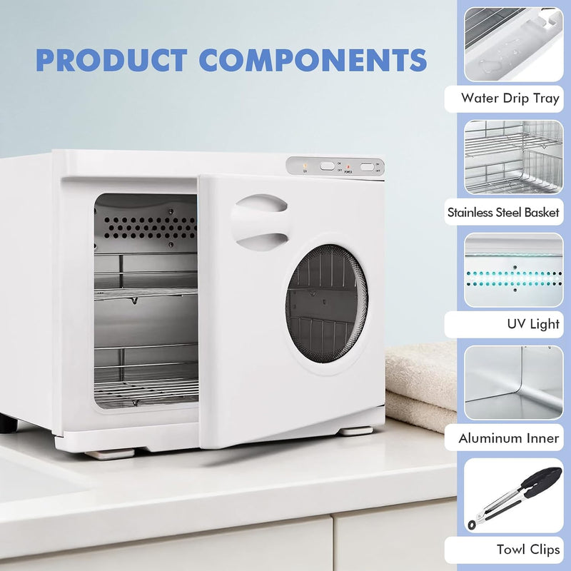 23L Towel Warmer Heater Cabinet Heated Steamer Quick