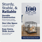 24-Inch Icrate Folding Dog Crate with Divider Panel