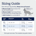 24-Inch Icrate Folding Dog Crate with Divider Panel