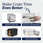24-Inch Icrate Folding Dog Crate with Divider Panel