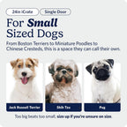 24-Inch Icrate Folding Dog Crate with Divider Panel