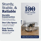 24-Inch Icrate Folding Dog Crate with Divider Panel