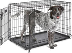 24-Inch Icrate Folding Dog Crate with Divider Panel