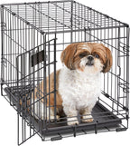 24-Inch Icrate Folding Dog Crate with Divider Panel