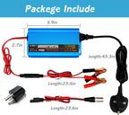24V 5A Battery Charger Smart 4-Stage Lead Acid