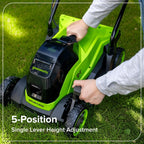 24V Cordless Lawnmower with Brushless Motor for Smaller