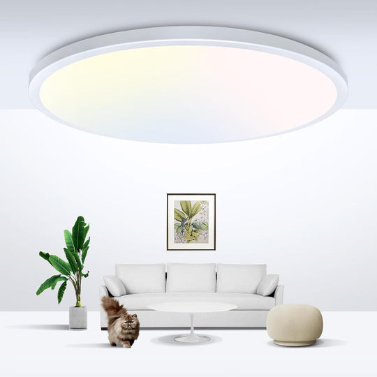24W Bathroom Lights Ceiling 2400lm LED Flush