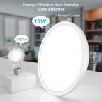 24W Bathroom Lights Ceiling 2400lm LED Flush