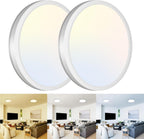 24W Bathroom Lights Ceiling 2400lm LED Flush