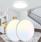 24W Bathroom Lights Ceiling 2400lm LED Flush