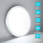 24W Bathroom Lights Ceiling 2400lm LED Flush
