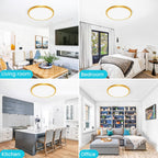 24W Bathroom Lights Ceiling 2400lm LED Flush