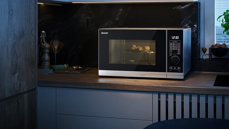 25 Litre 900W Digital Microwave 10 Power Levels