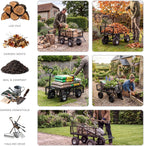 250KG Heavy Duty Garden Trolley Cart on Wheels