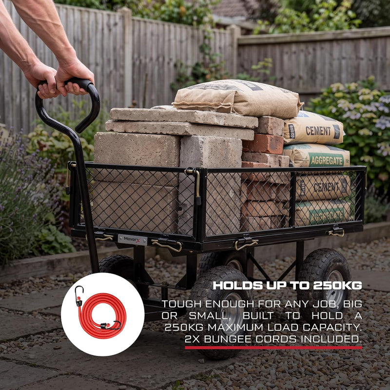250KG Heavy Duty Garden Trolley Cart on Wheels