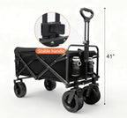 250L 200KG Festival Trolley Camping Beach Wagon Off-Road