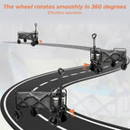 250L 200KG Festival Trolley Camping Beach Wagon Off-Road