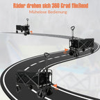 250L 200KG Festival Trolley Camping Beach Wagon Off-Road