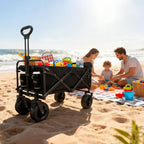 250L 200KG Festival Trolley Camping Beach Wagon Off-Road