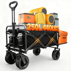 250L 200KG Festival Trolley Camping Beach Wagon Off-Road