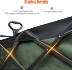 250L 200KG Festival Trolley Camping Beach Wagon Off-Road