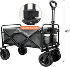 250L 200KG Festival Trolley Camping Beach Wagon Off-Road