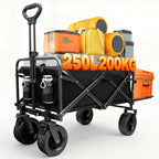250L 200KG Festival Trolley Camping Beach Wagon Off-Road