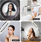 25inch 75W LED Ring Light 3000K-6600K Dimmable Bi-Colour