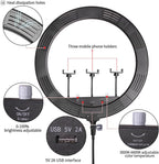 25inch 75W LED Ring Light 3000K-6600K Dimmable Bi-Colour