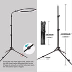 25inch Large Ring Light with Retractable Stand Soft