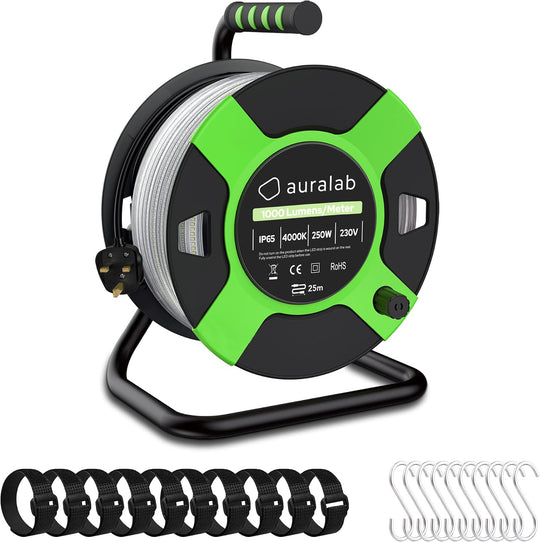 25m 25000lm LED Strip Light with Reel Construction