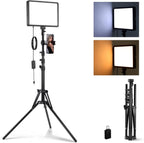 25W LED Video Panel Lighting Kit 59" Tripod (2 Pack)