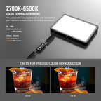 25W LED Video Panel Lighting Kit 59" Tripod (2 Pack)