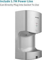 2630ts Hand Dryer Wall Mounted High Speed