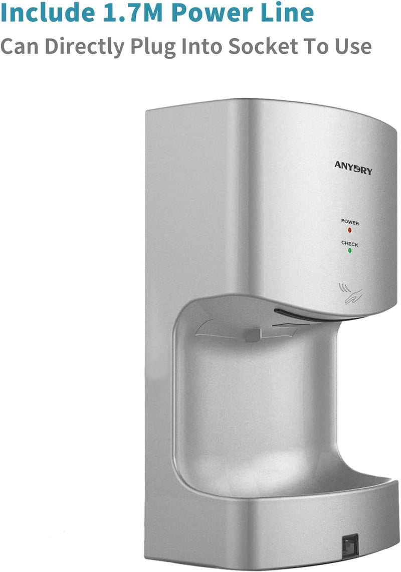 2630ts Hand Dryer Wall Mounted High Speed