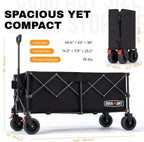 270L Extra Large Folding Festival Trolley Cart