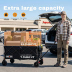 270L Extra Large Folding Festival Trolley Cart