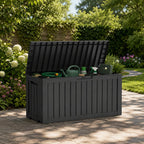 270L Outdoor Garden Storage Deck Box Waterproof